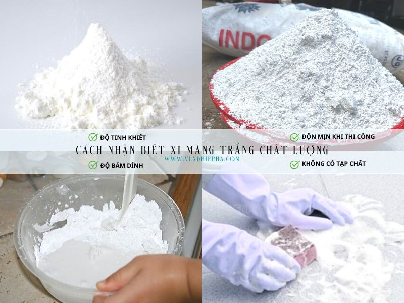 Một số cách nhận biết xi măng trắng chất lượng